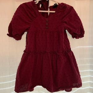 Art Class maroon dress from Target. Never worn. Dress and bloomers.